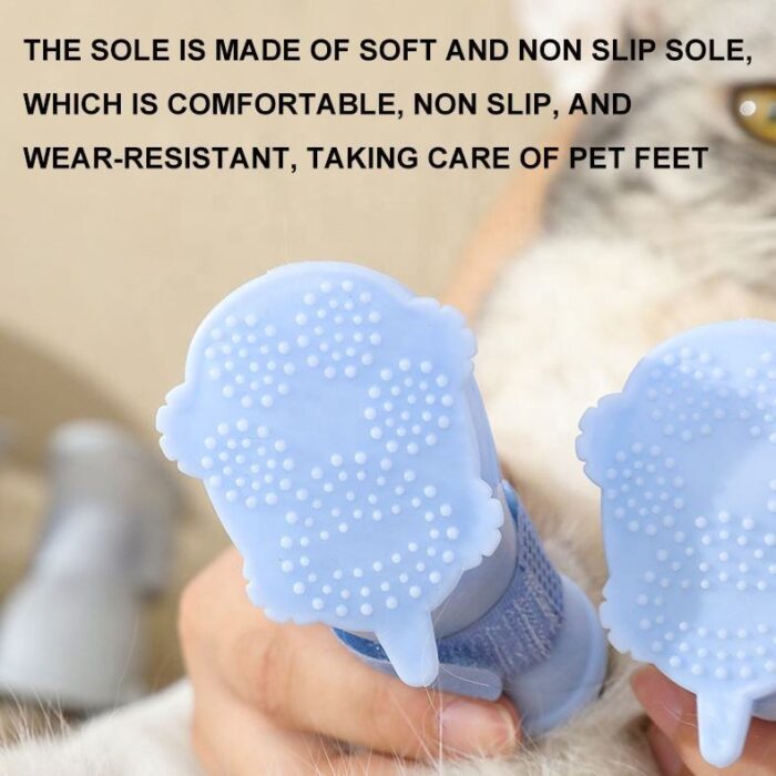 Waterproof Silicone Dog Rain Boots - Image 5