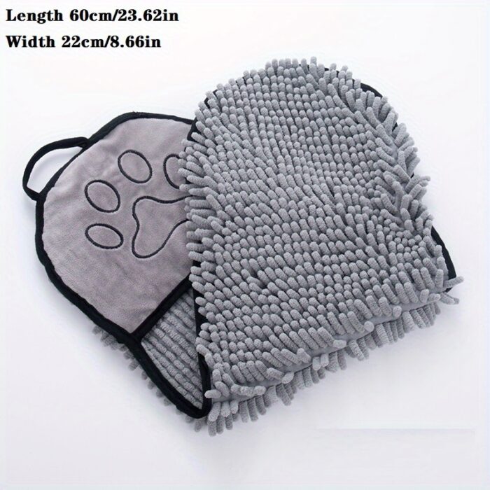 Super Absorbent Pet Towel with Hand Pockets - Image 9