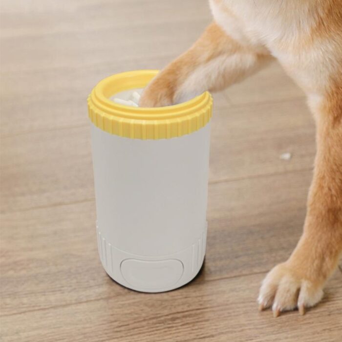 Dog Paw Cleaner Cup with Soft Silicone Brush - Image 9