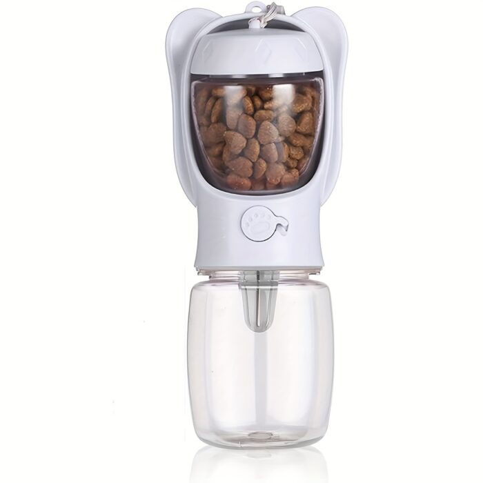 Portable Dog Water Bottle with Food Container - Leak-Proof Travel Dispenser - Image 8