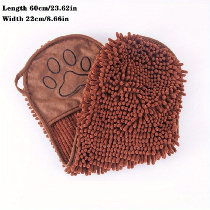 Super Absorbent Pet Towel with Hand Pockets - Image 8