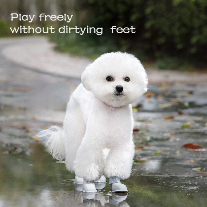 Waterproof Silicone Dog Rain Boots - Image 2