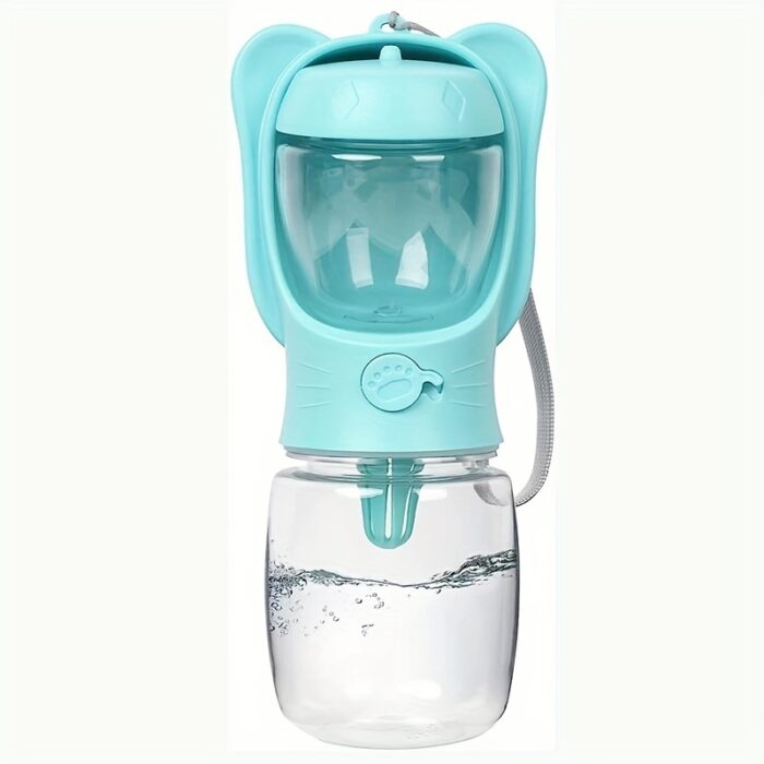 Portable Dog Water Bottle with Food Container - Leak-Proof Travel Dispenser - Image 2