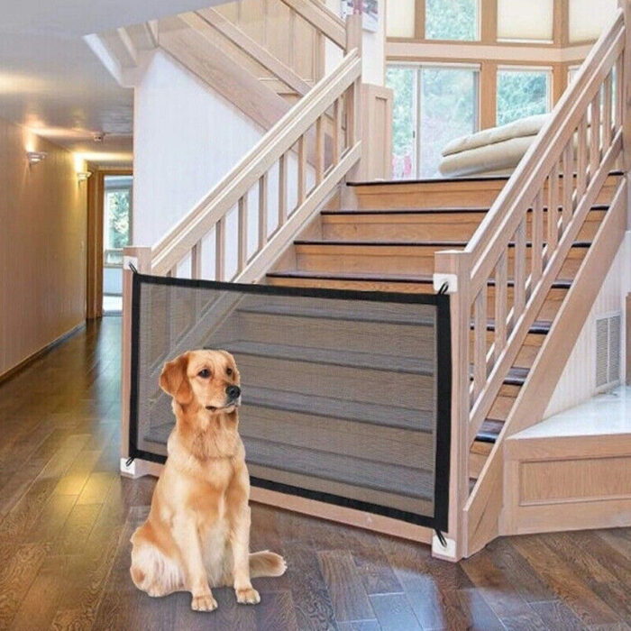 Portable Dog Safety Gate - Mesh Isolation Net for Pets - Image 5