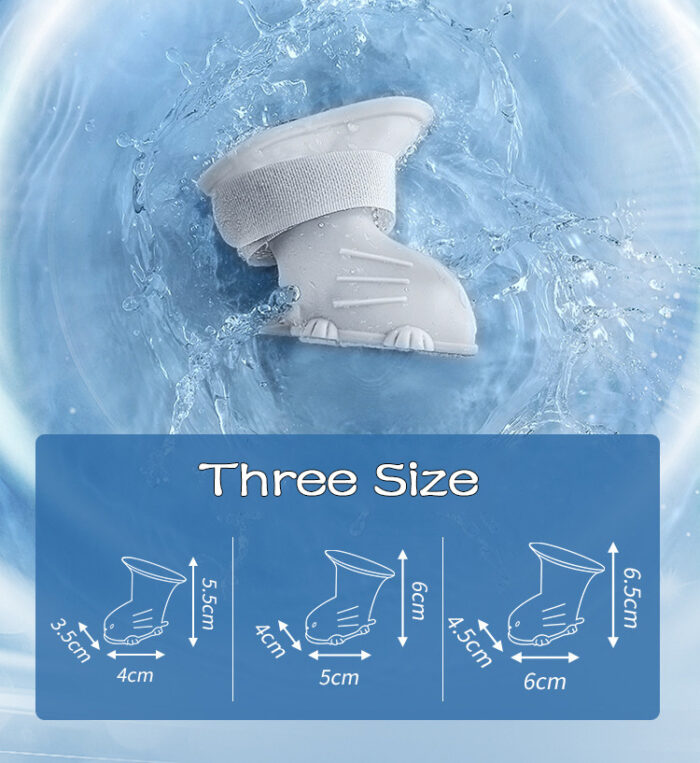 Waterproof Silicone Dog Rain Boots - Image 6