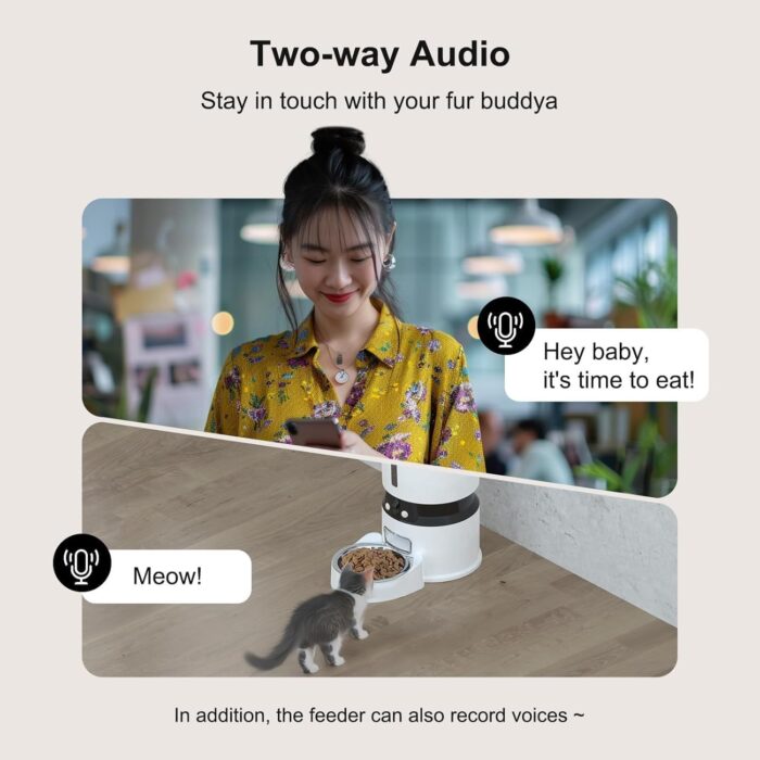 Smart Automatic Pet Feeder with Dual HD Camera - Image 7